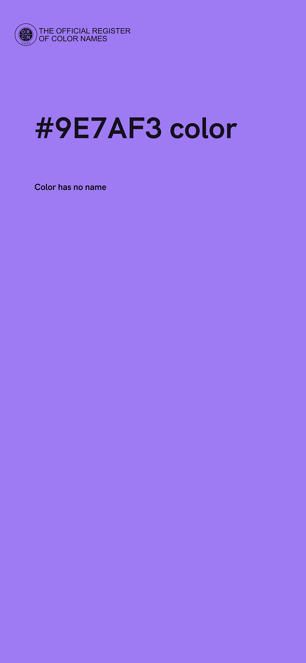 #9E7AF3 color image
