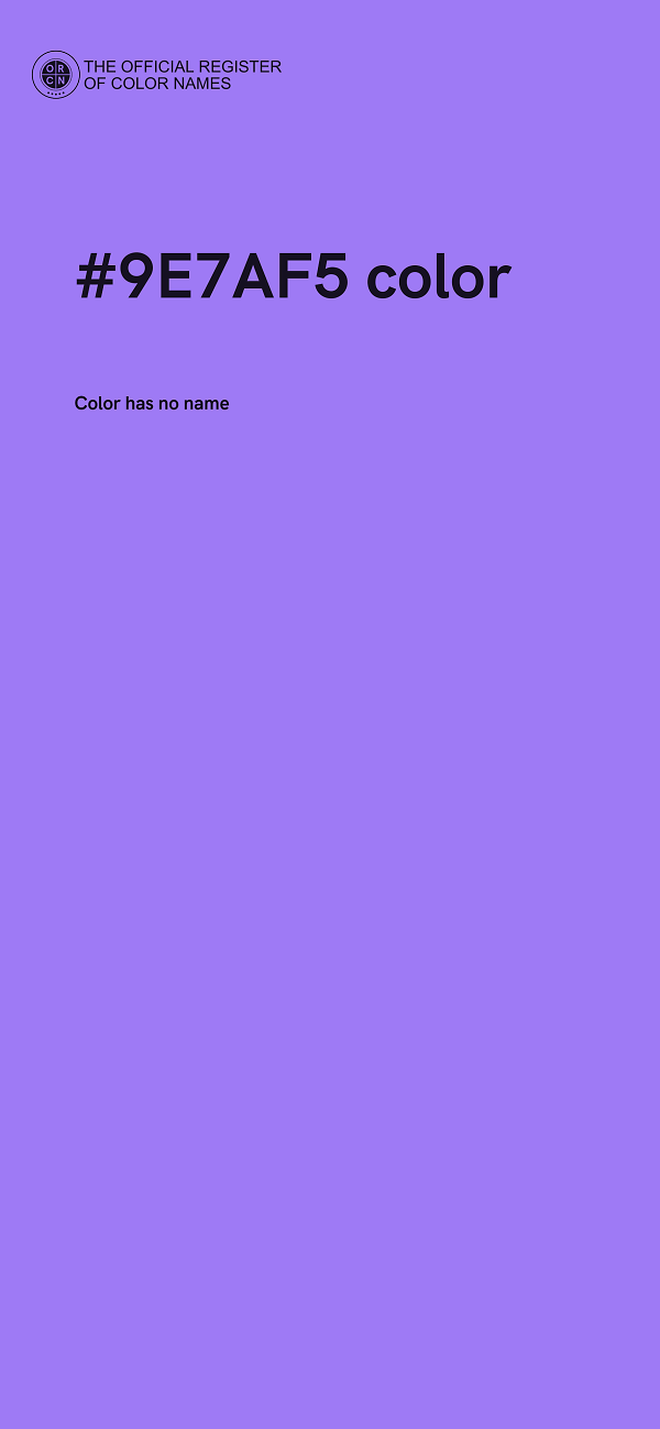 #9E7AF5 color image