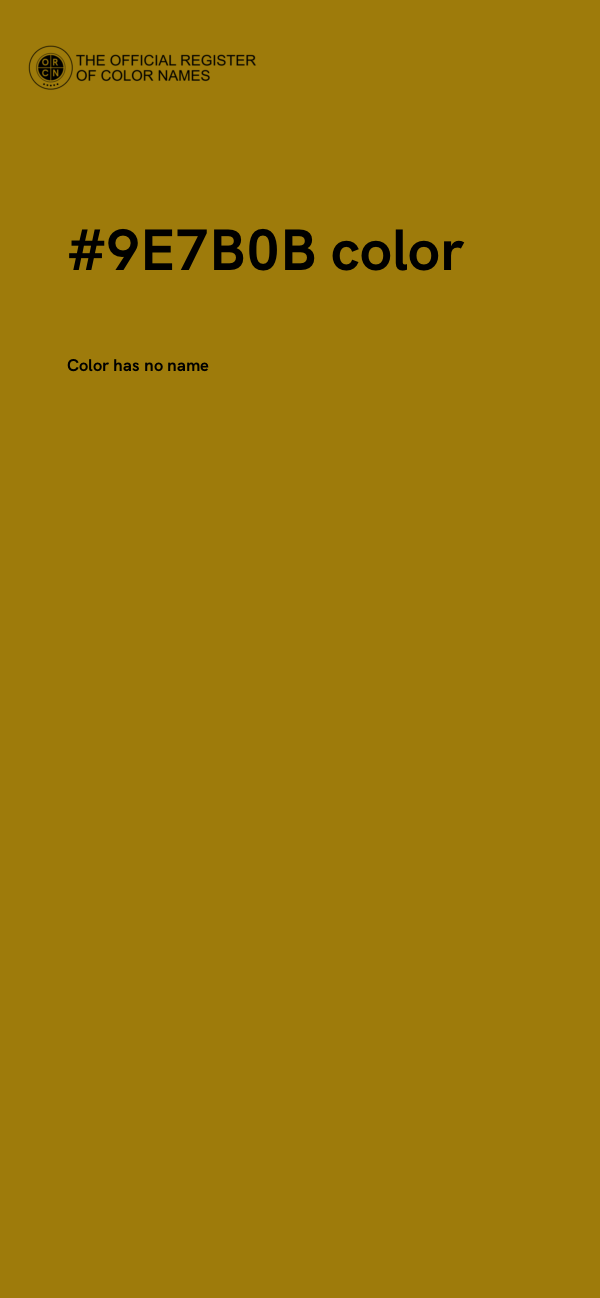 #9E7B0B color image
