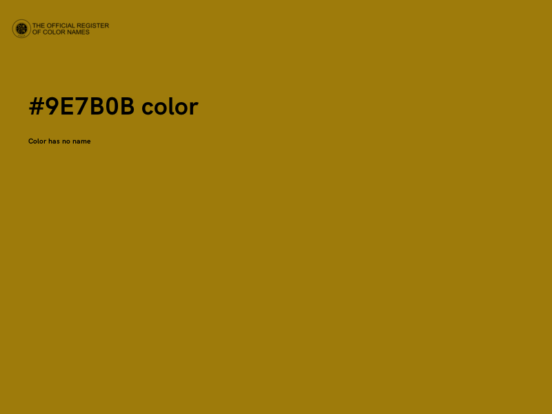 #9E7B0B color image
