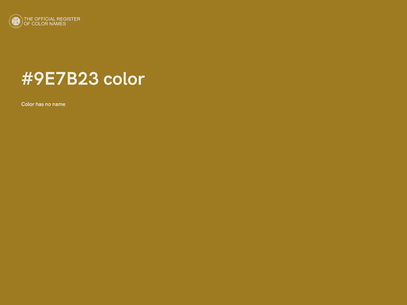 #9E7B23 color image