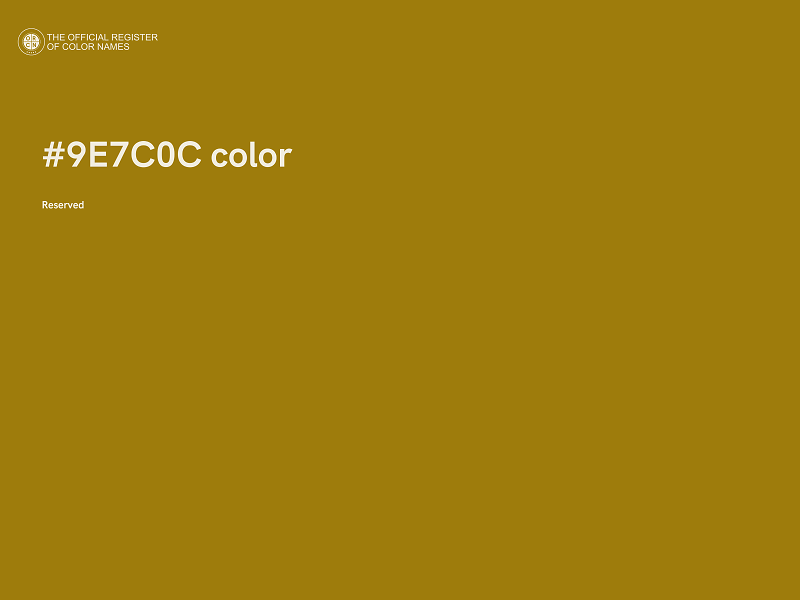 #9E7C0C color image