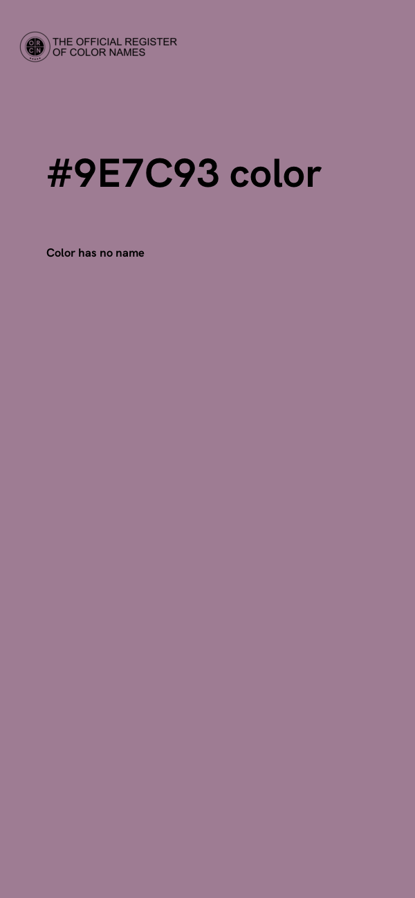#9E7C93 color image