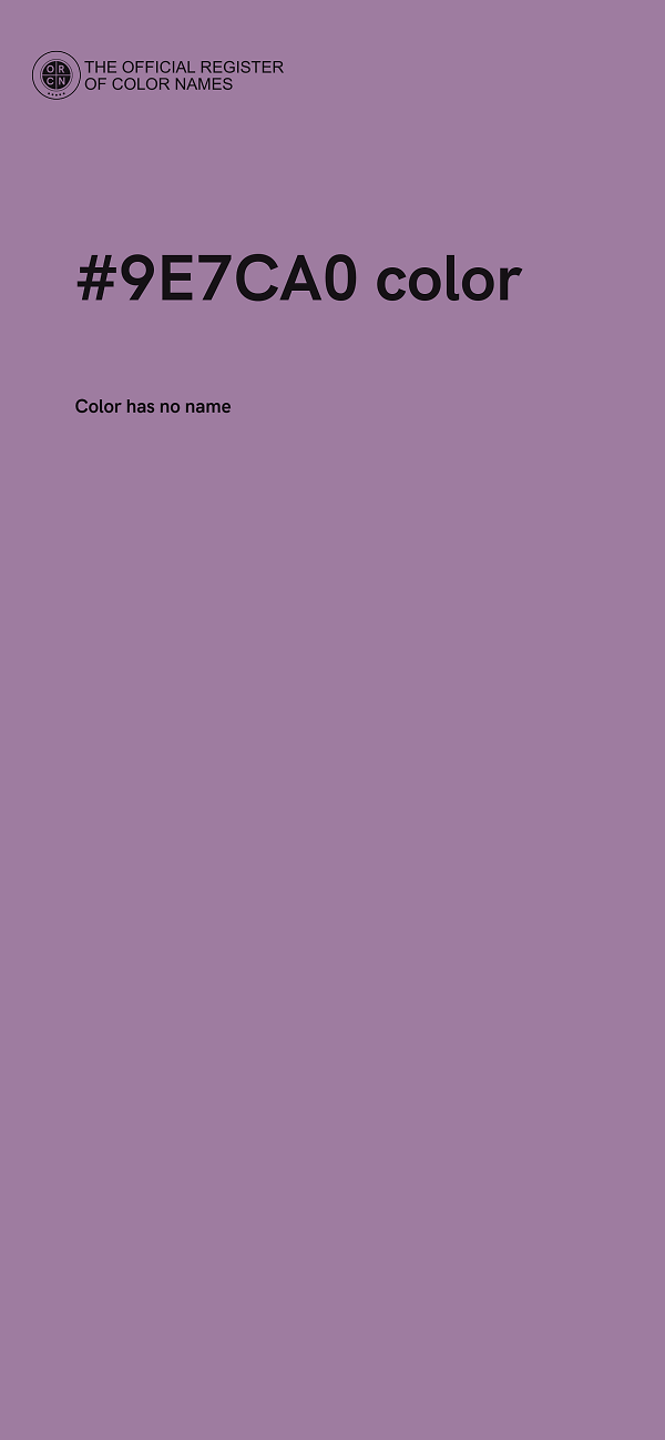 #9E7CA0 color image
