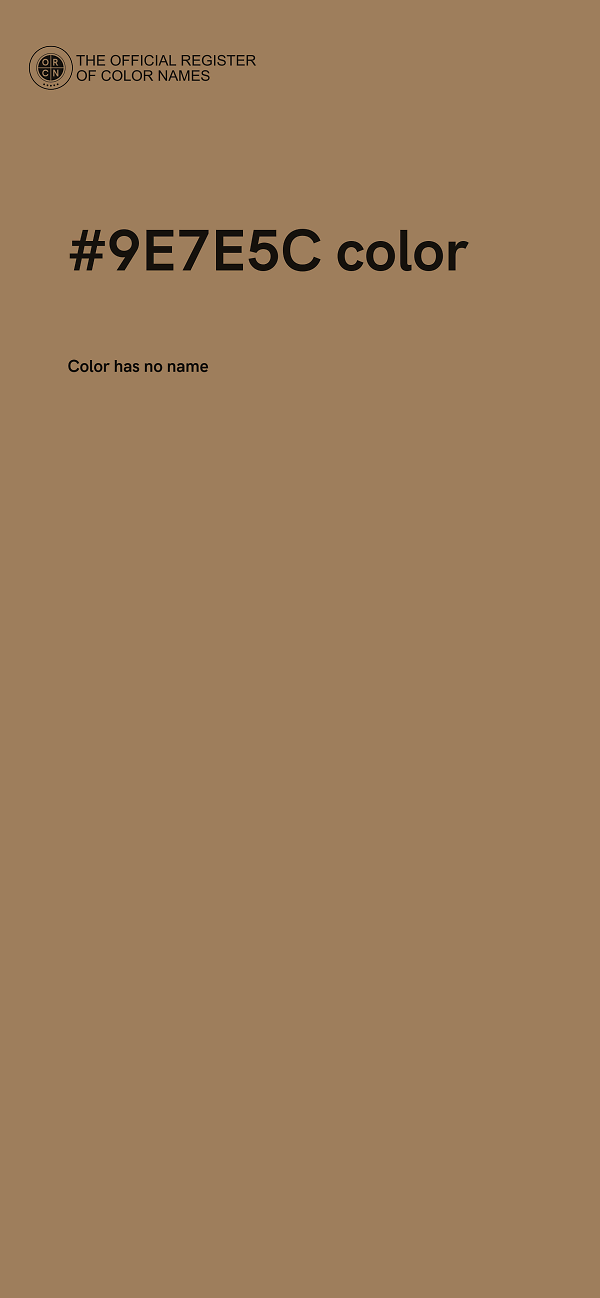#9E7E5C color image