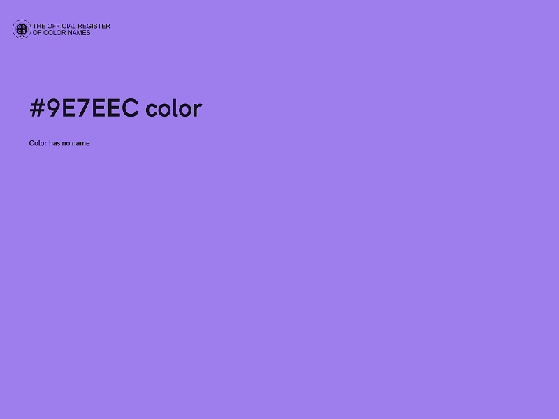 #9E7EEC color image