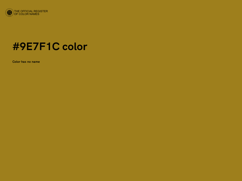 #9E7F1C color image