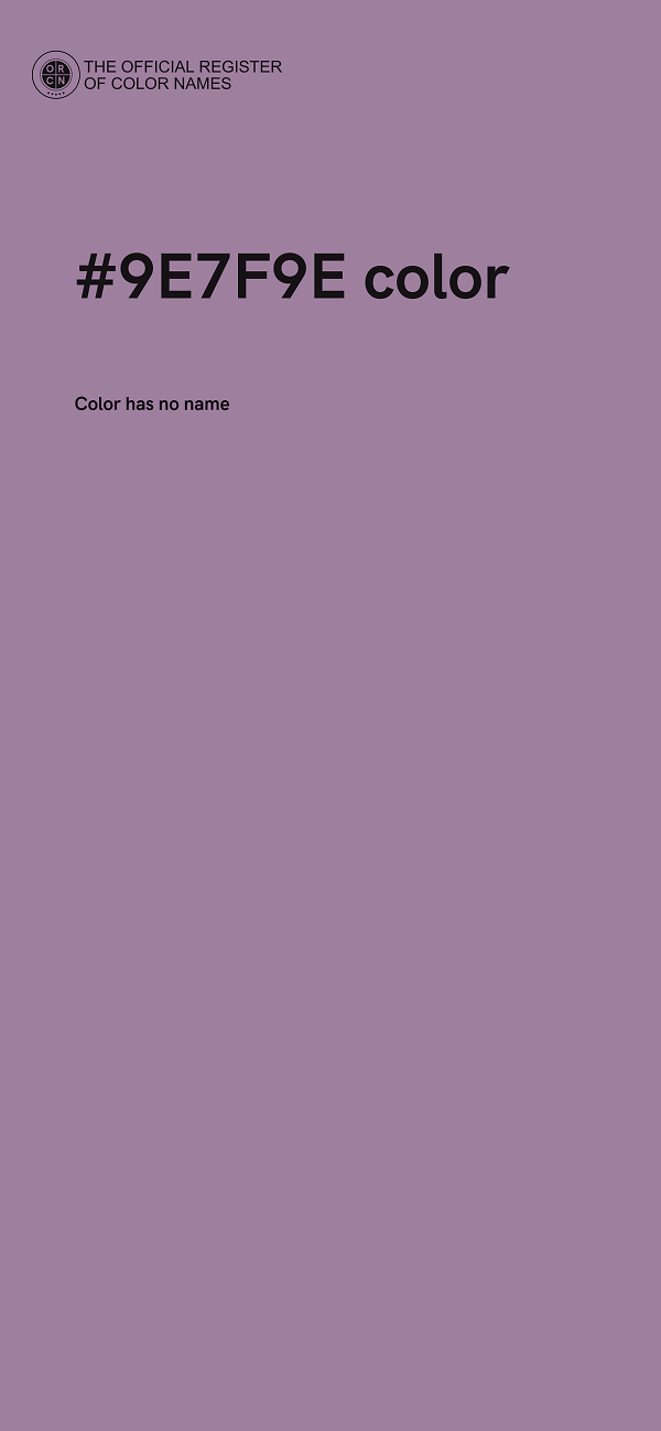 #9E7F9E color image