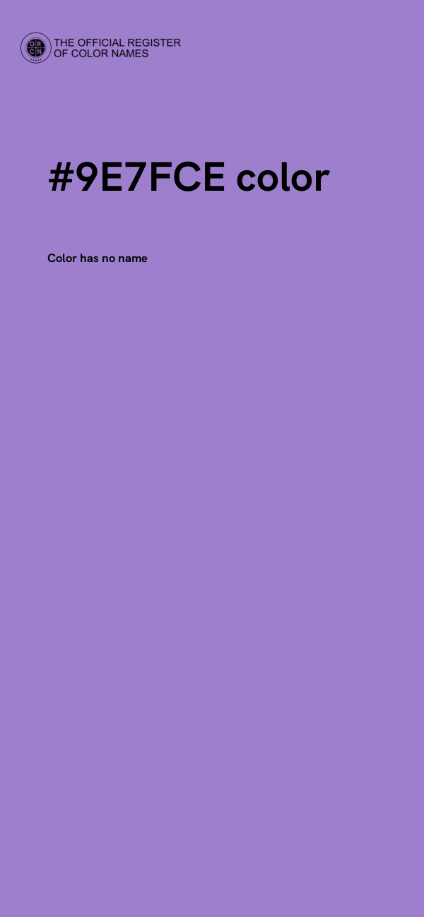 #9E7FCE color image