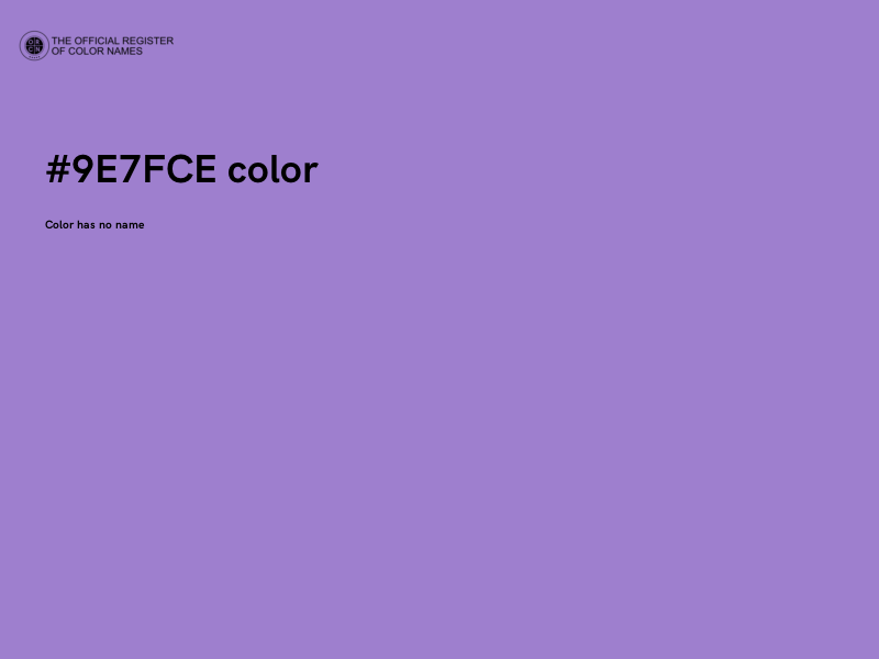 #9E7FCE color image