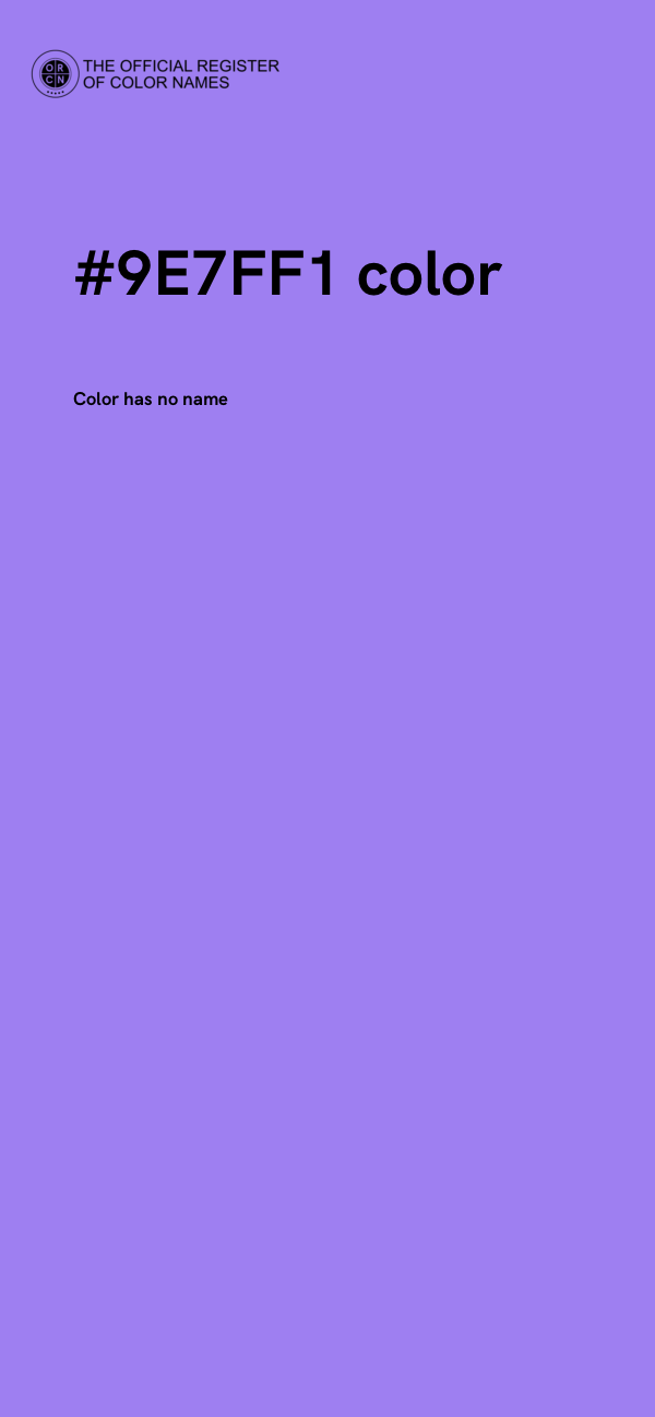 #9E7FF1 color image