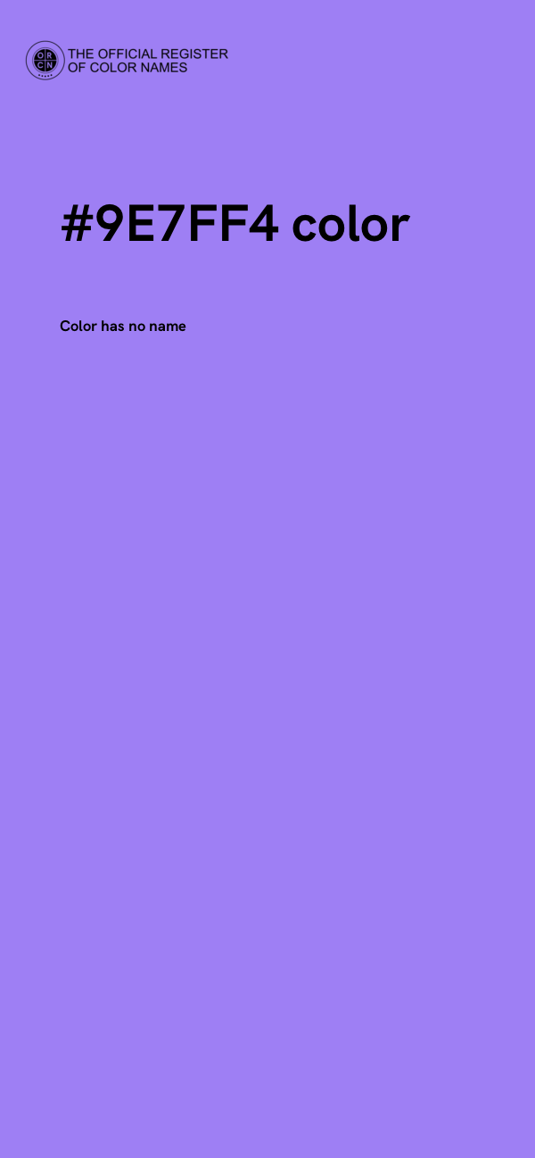 #9E7FF4 color image