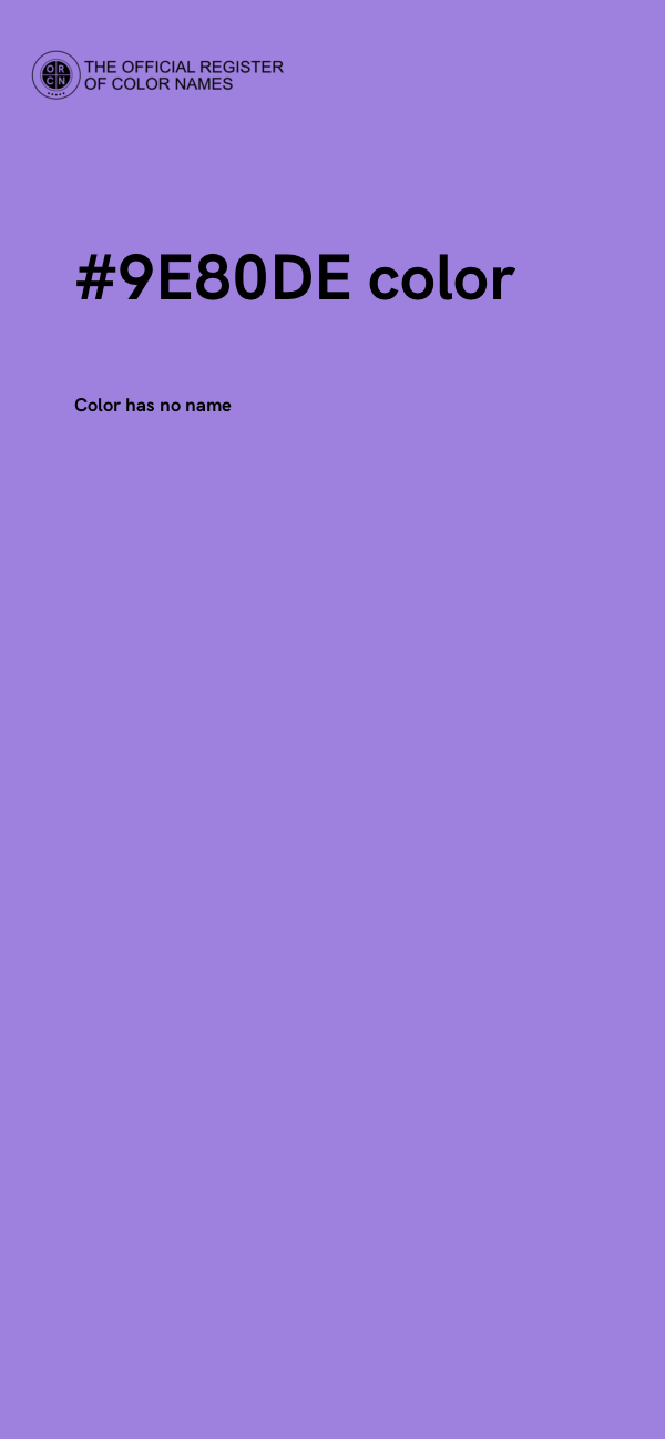 #9E80DE color image