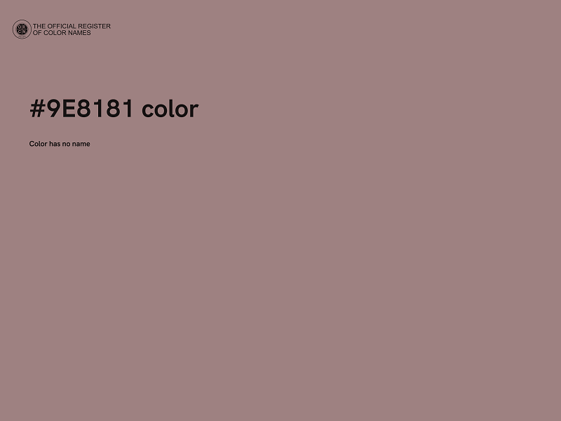 #9E8181 color image