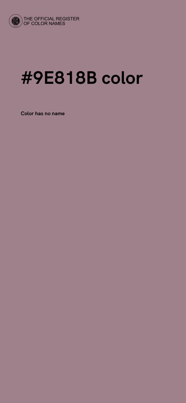 #9E818B color image