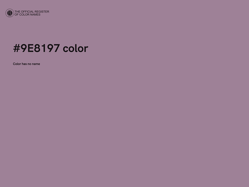 #9E8197 color image