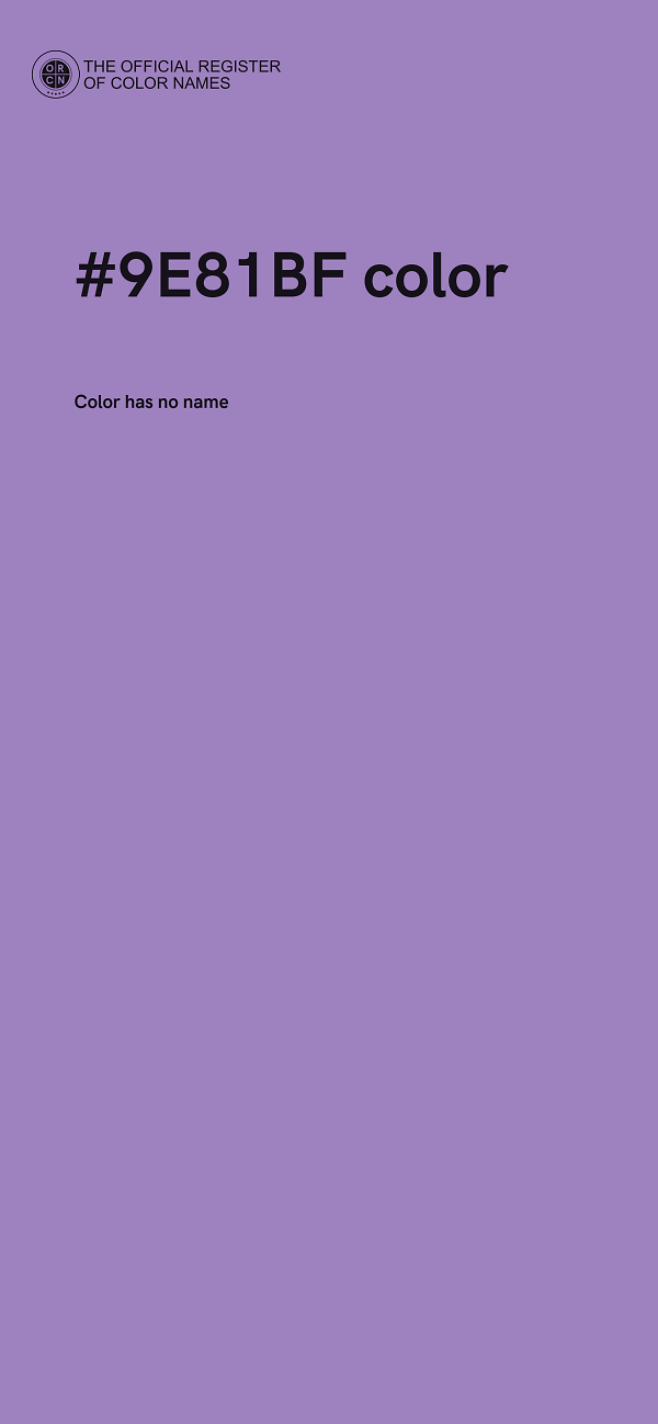 #9E81BF color image