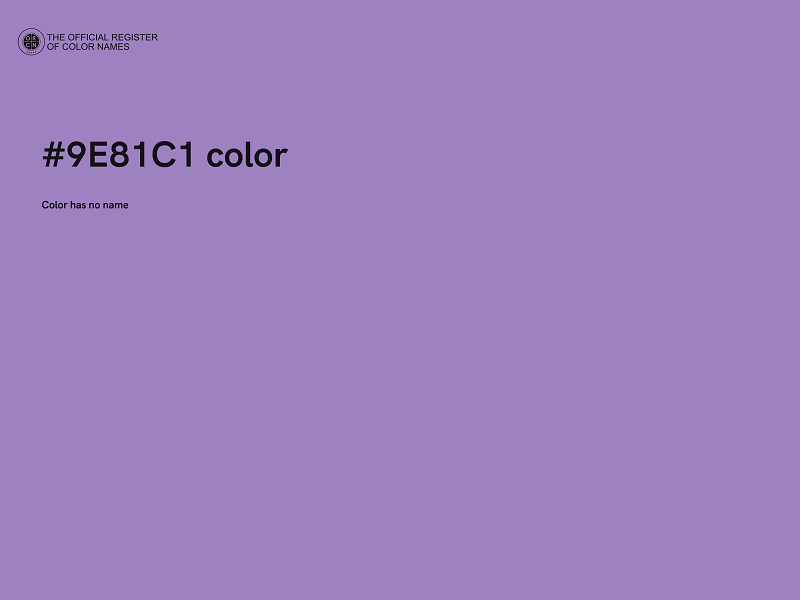 #9E81C1 color image