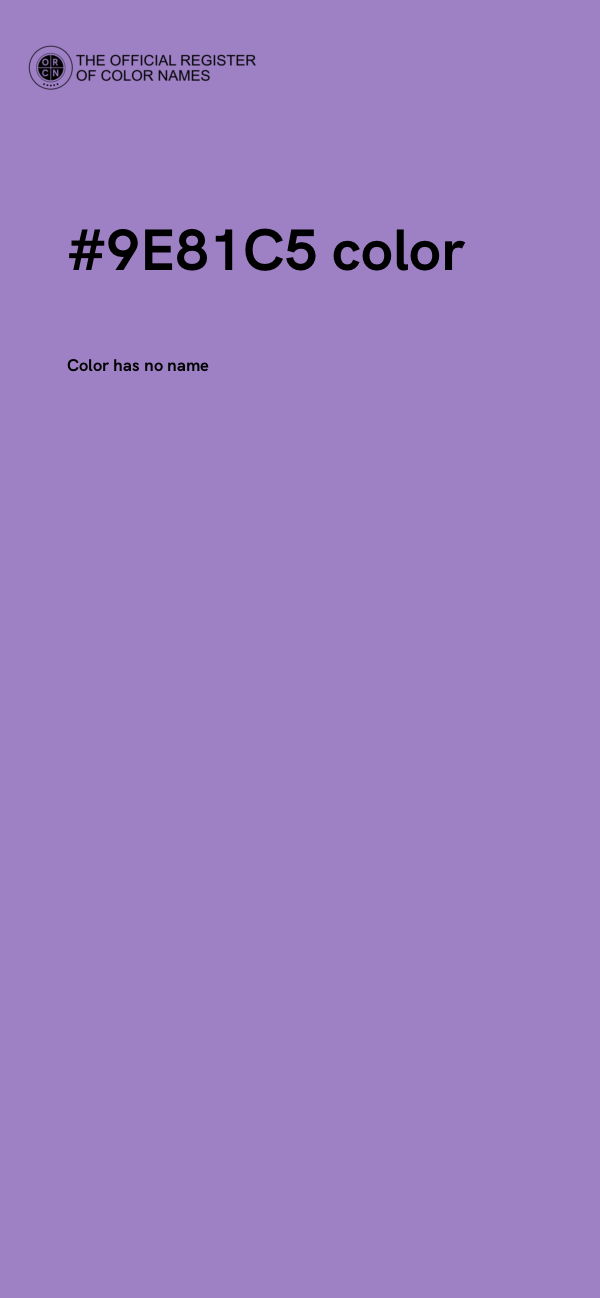 #9E81C5 color image