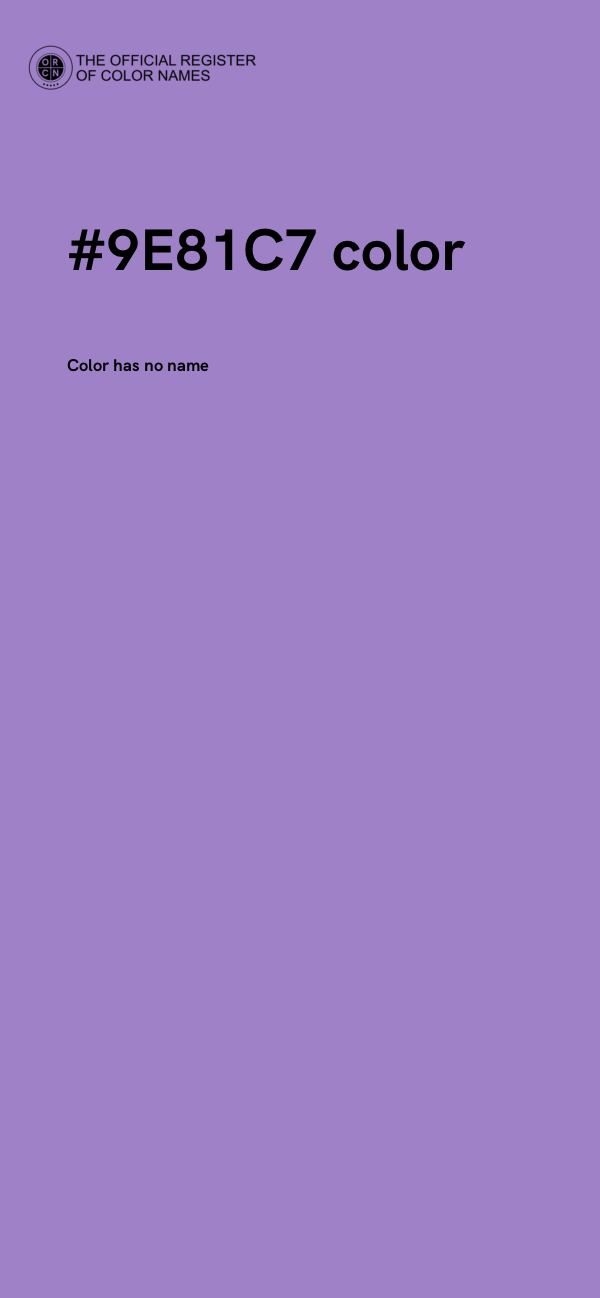 #9E81C7 color image