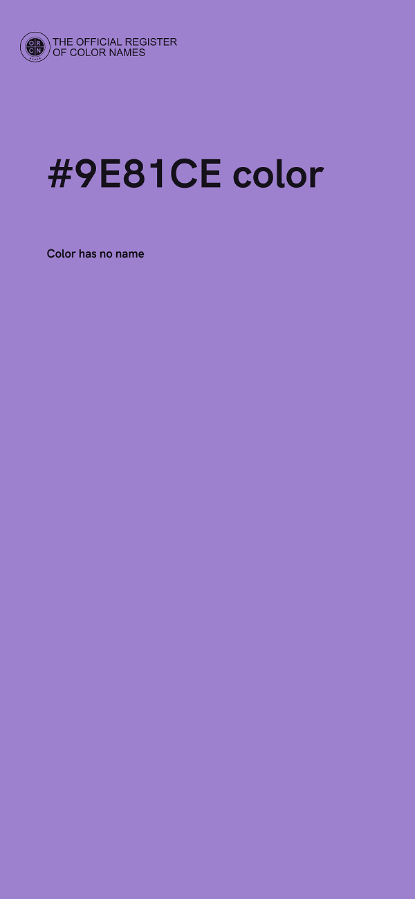 #9E81CE color image