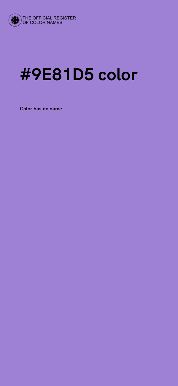 #9E81D5 color image