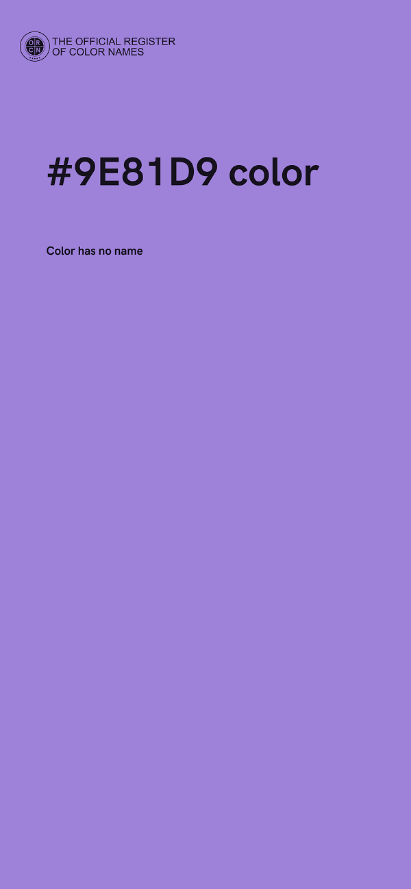 #9E81D9 color image