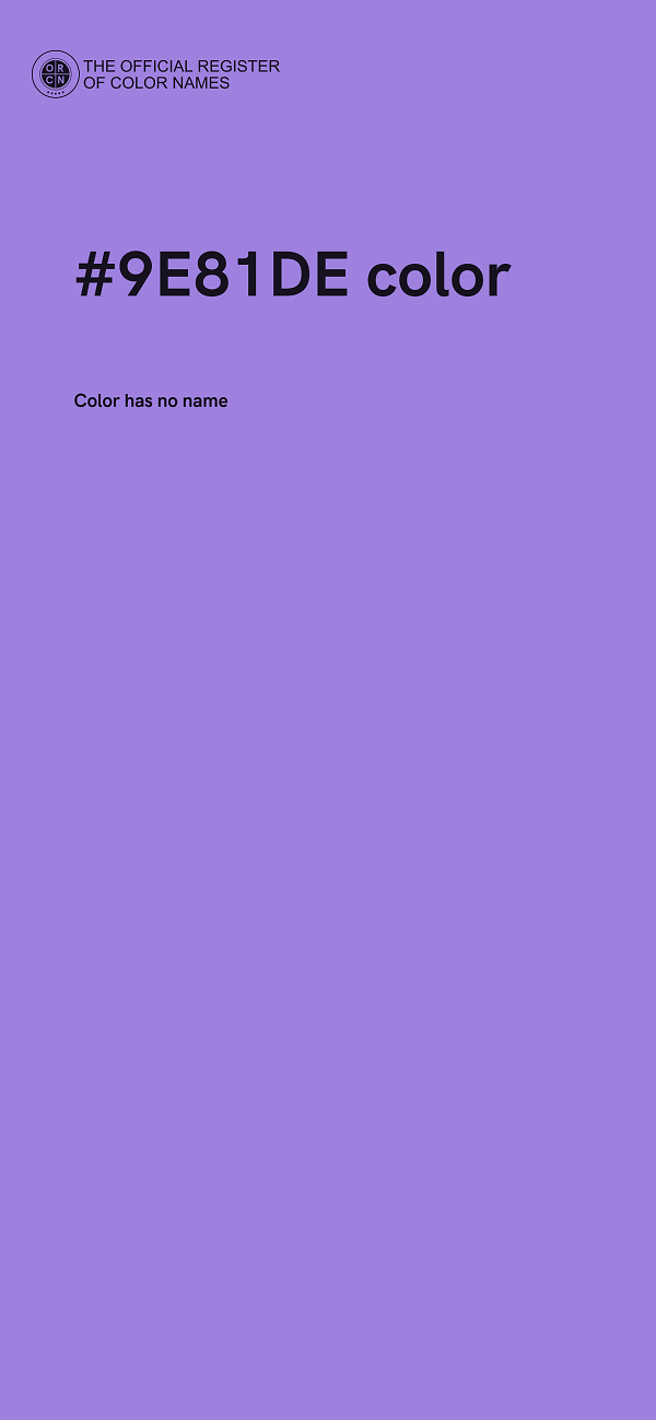 #9E81DE color image