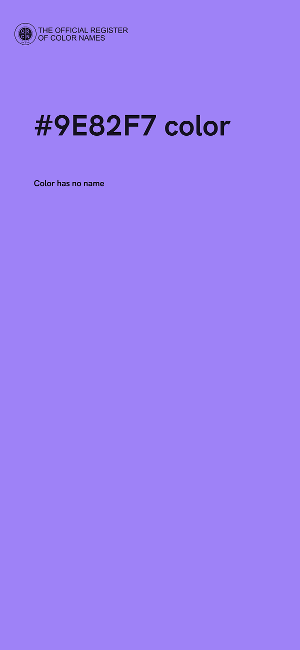 #9E82F7 color image