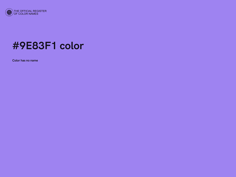 #9E83F1 color image