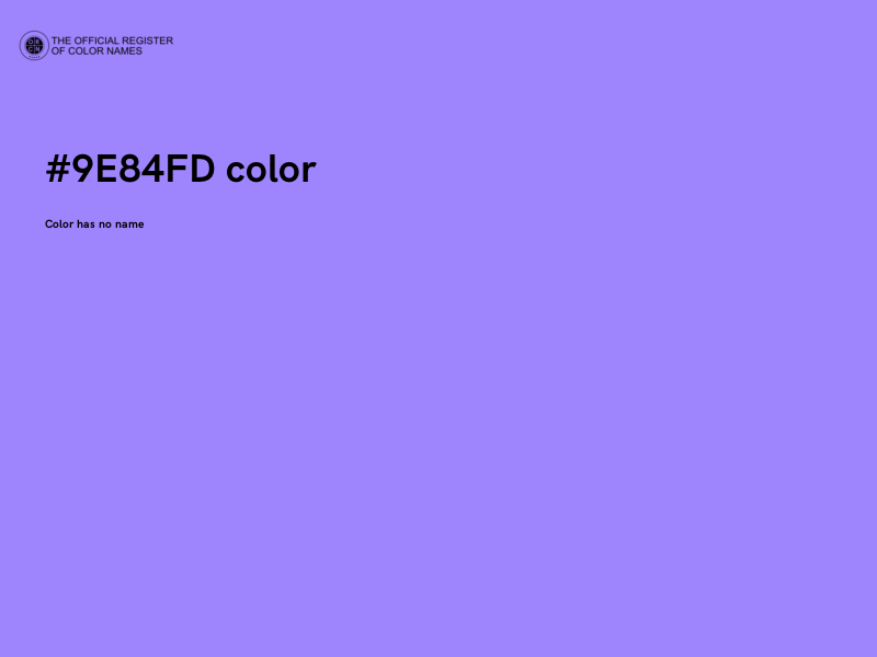 #9E84FD color image