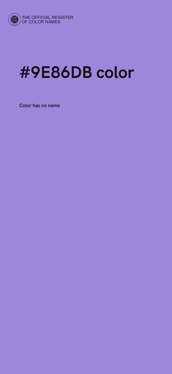 #9E86DB color image