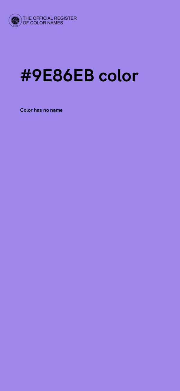 #9E86EB color image
