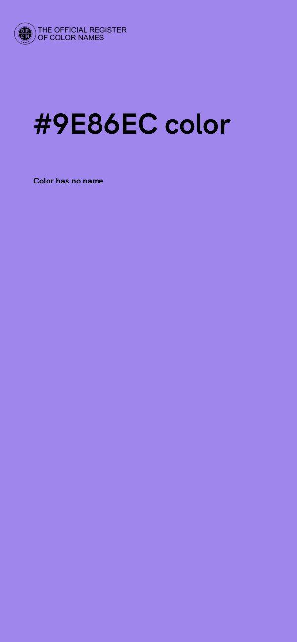 #9E86EC color image
