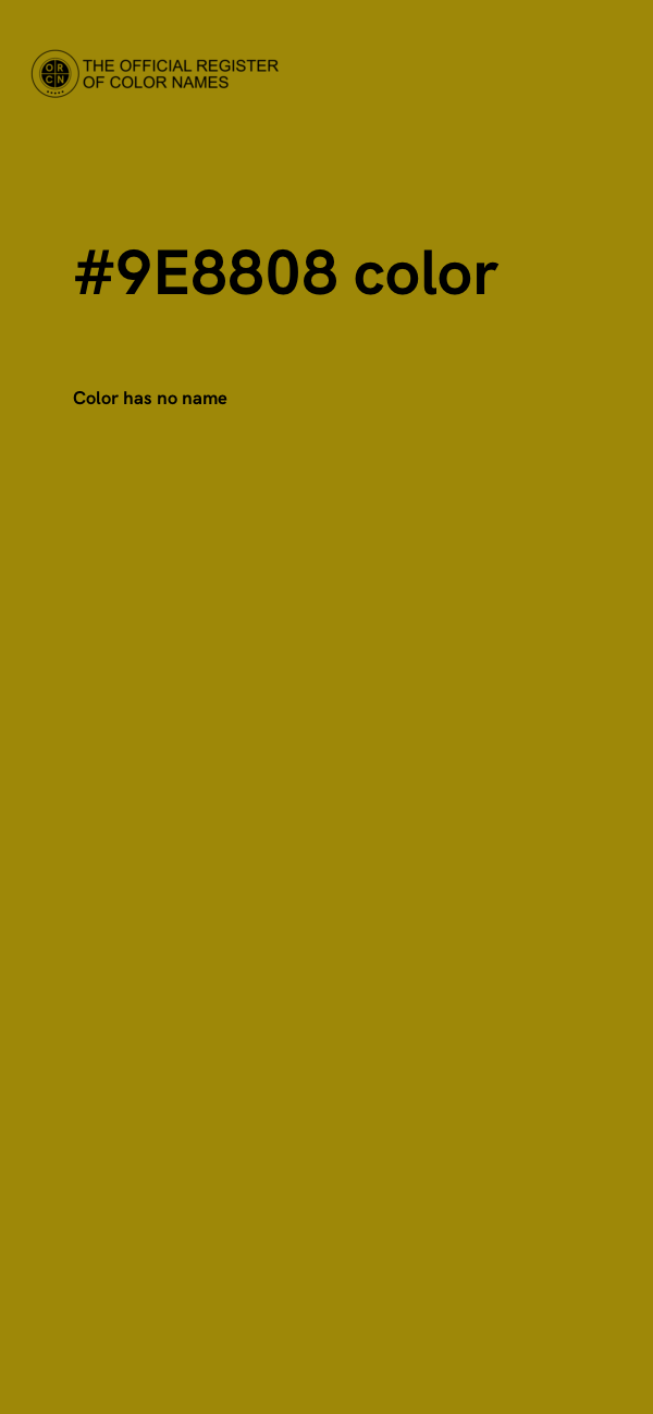 #9E8808 color image