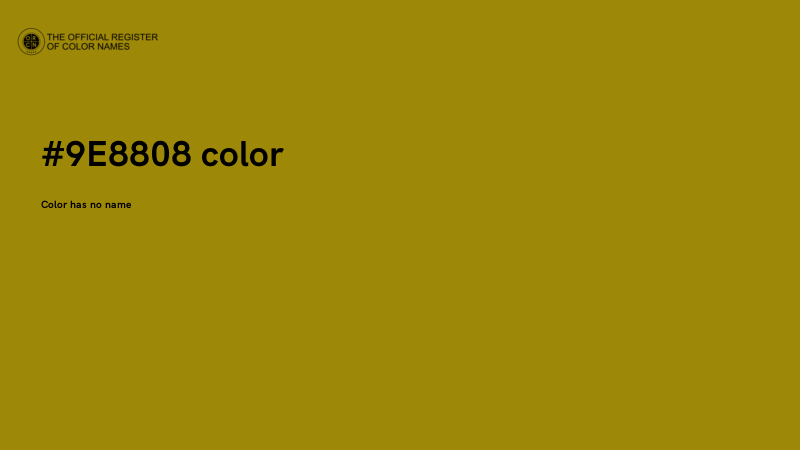#9E8808 color image