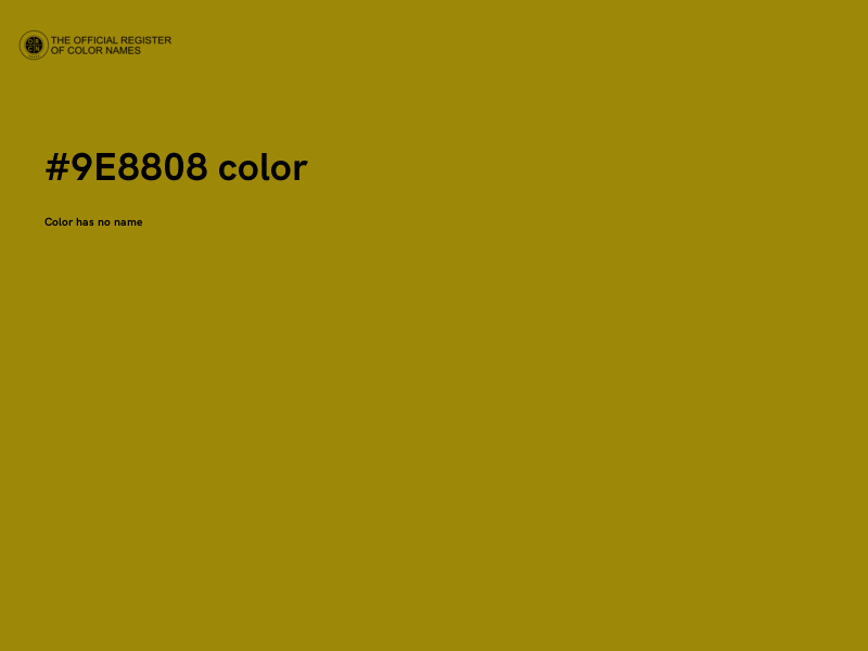 #9E8808 color image