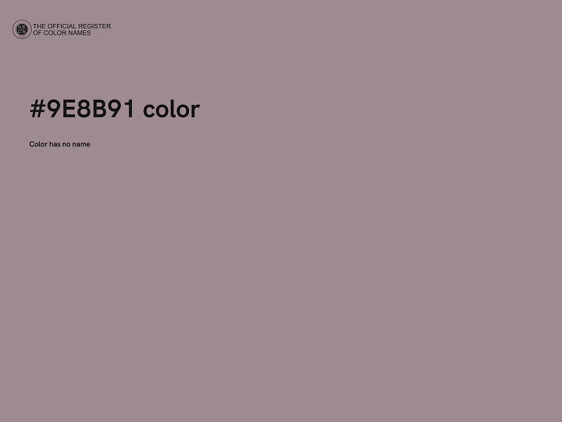 #9E8B91 color image