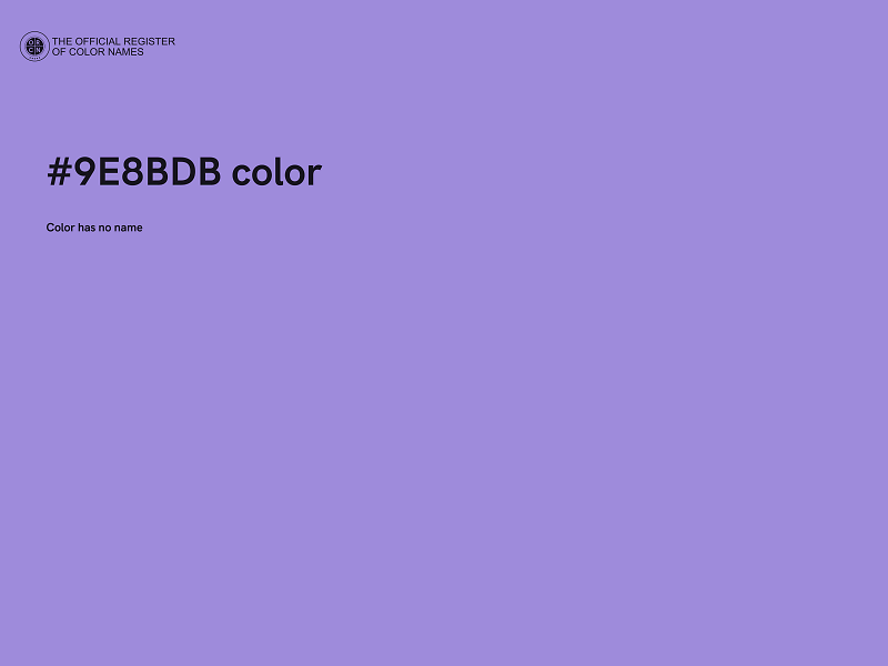 #9E8BDB color image