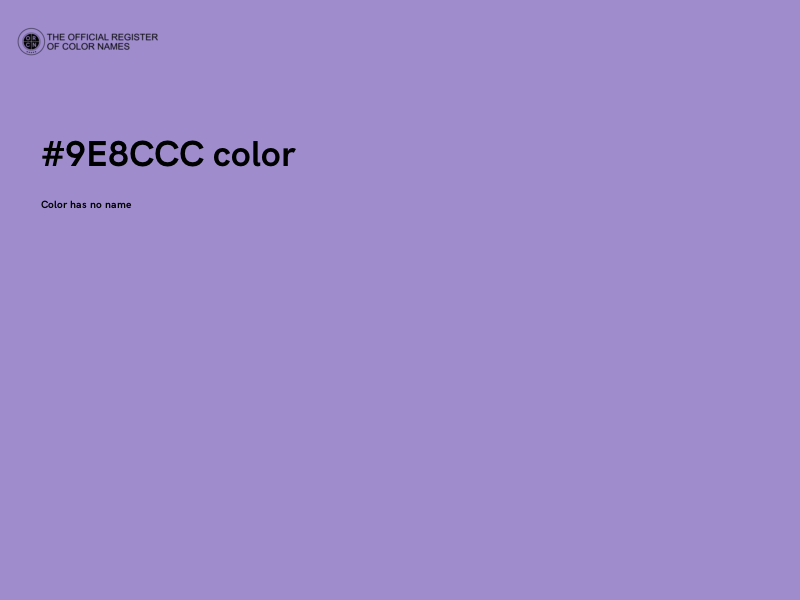 #9E8CCC color image