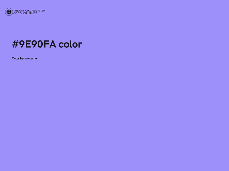 #9E90FA color image