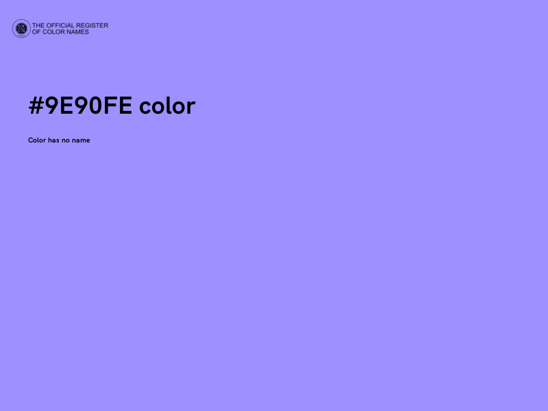 #9E90FE color image
