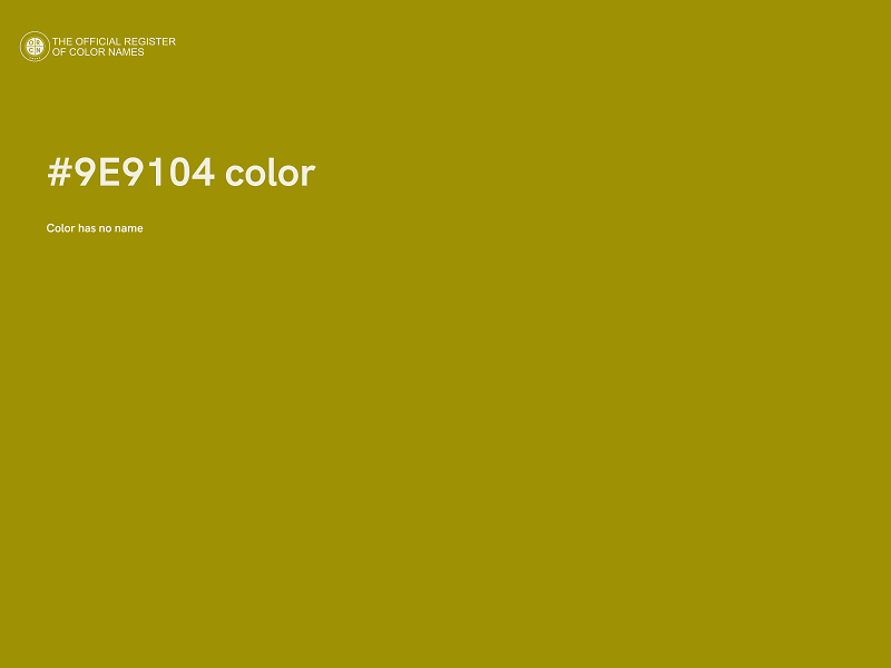 #9E9104 color image