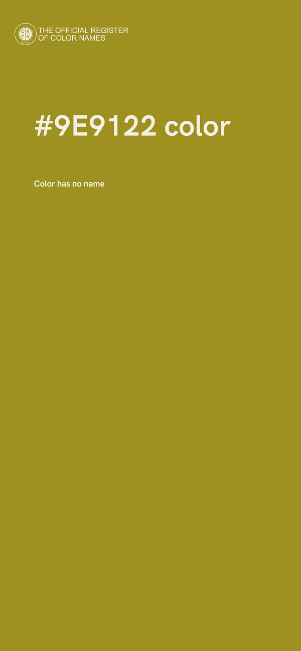 #9E9122 color image