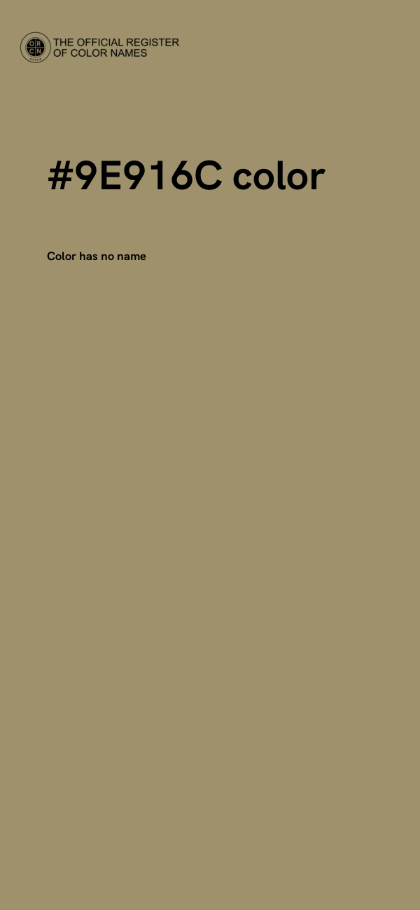 #9E916C color image