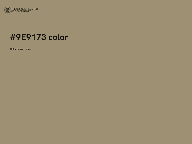 #9E9173 color image