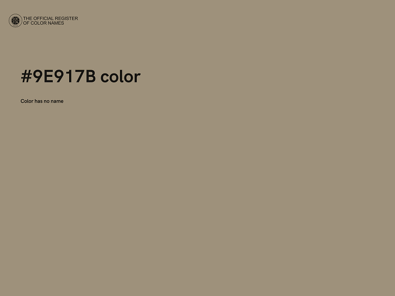 #9E917B color image