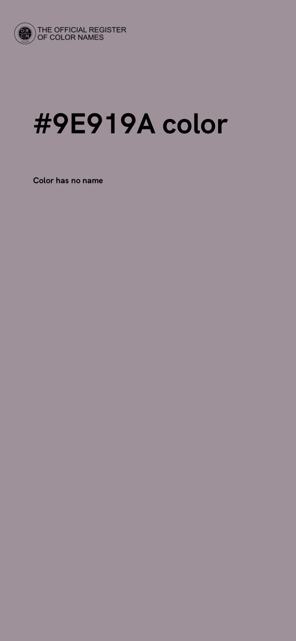 #9E919A color image