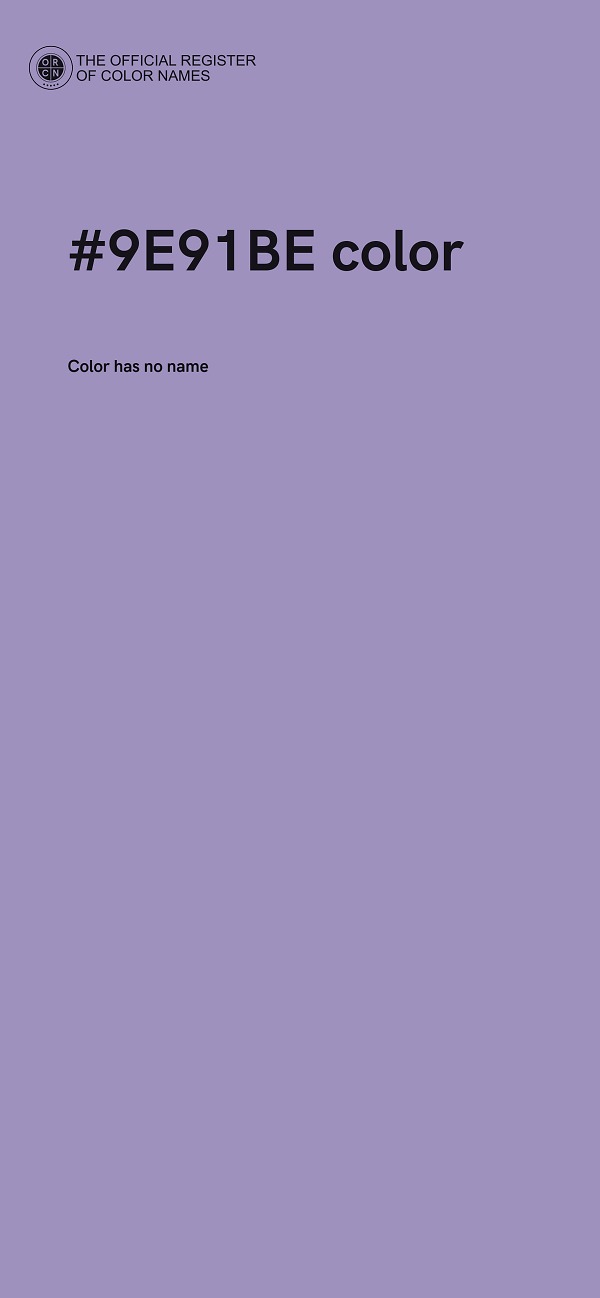 #9E91BE color image