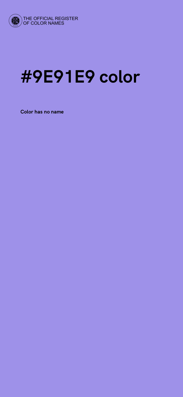 #9E91E9 color image